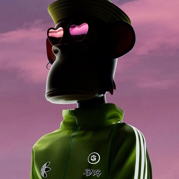 Adidas Bored Ape Yacht Club Limited Edition Solar Yellow - Picture 3 of 3